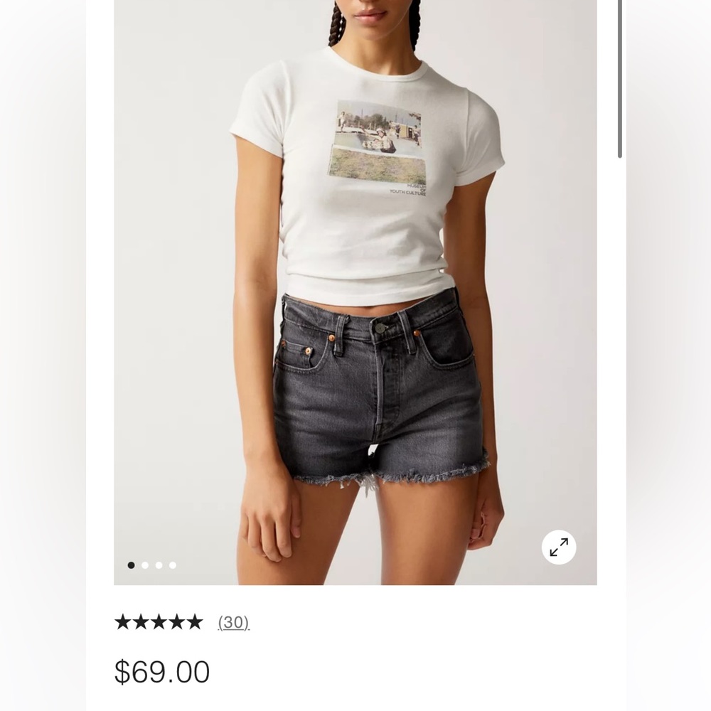 Levi’s 501 Original Cutoff Denim Shorts